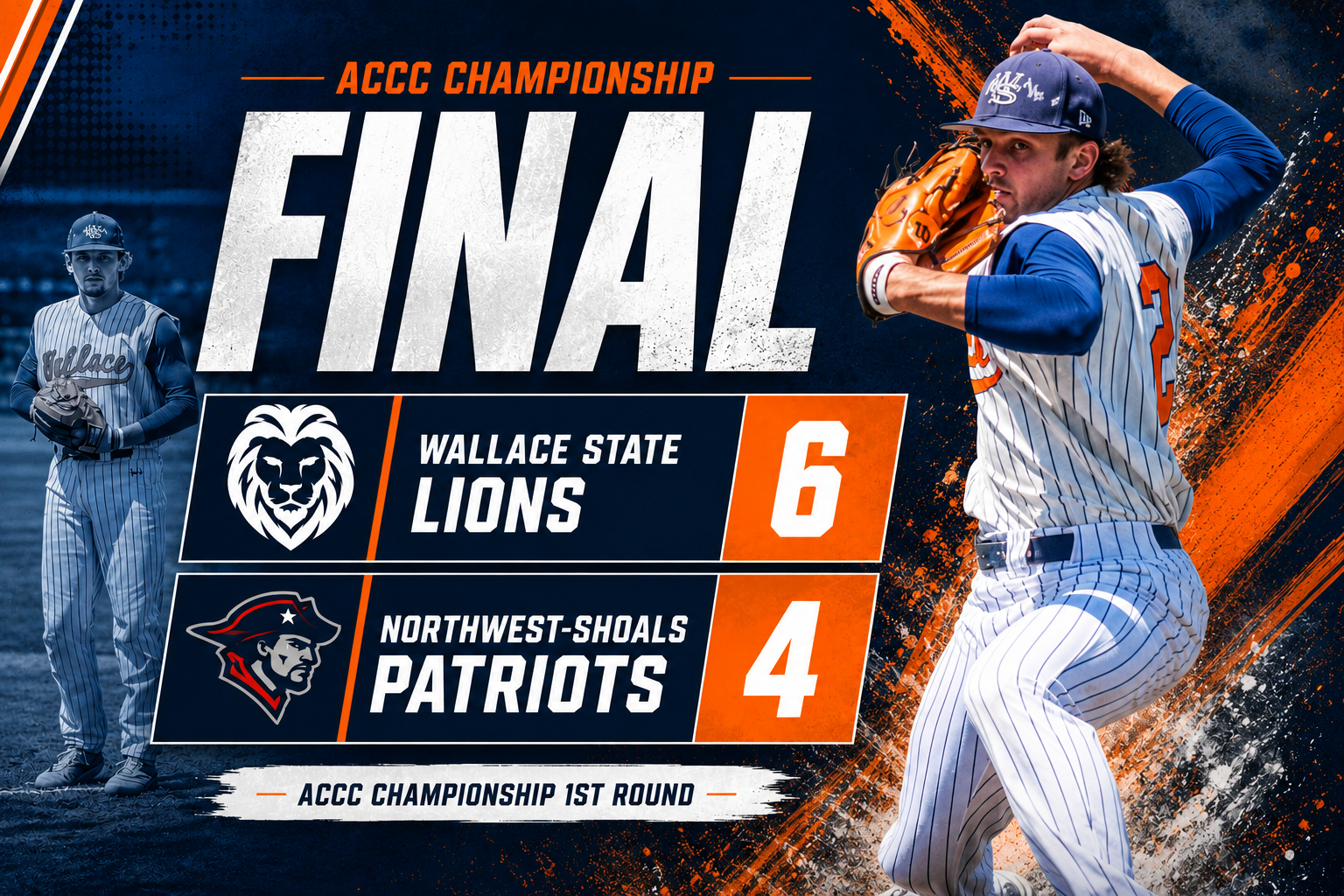 Wallace State Downs Northwest-Shoals 6-4 in ACCC Tournament Opener