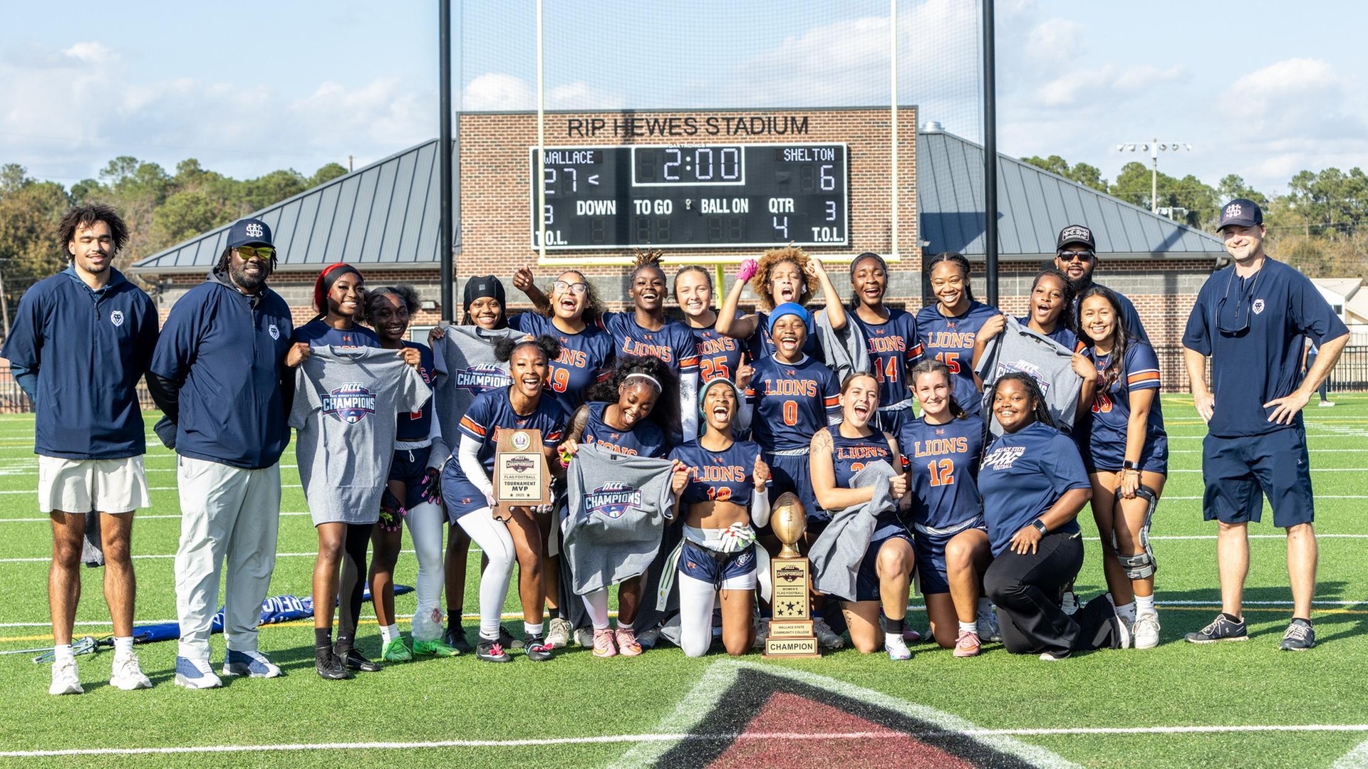 Wallace State Completes Perfect Season, Claims Inaugural ACCC Flag Football Championship