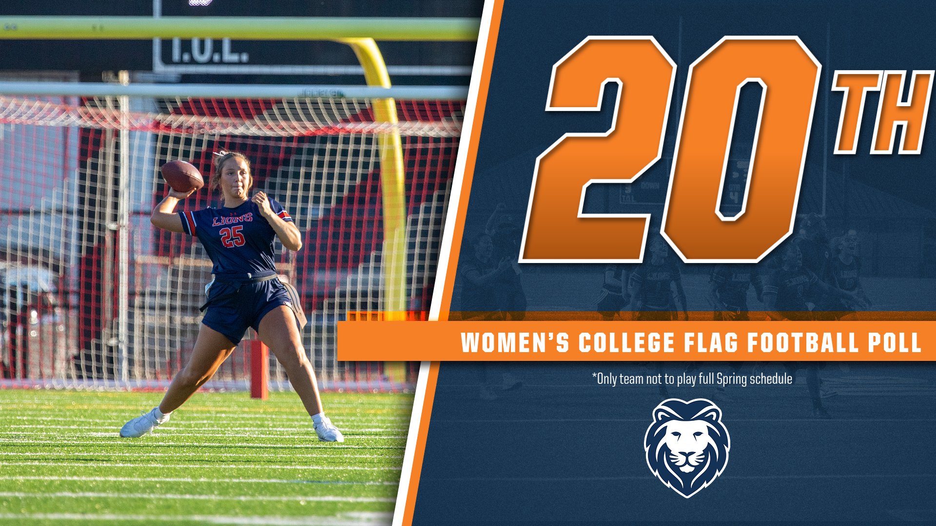 Wallace State Flag Football Finishes No. 20 in Final WCFFB Top 25