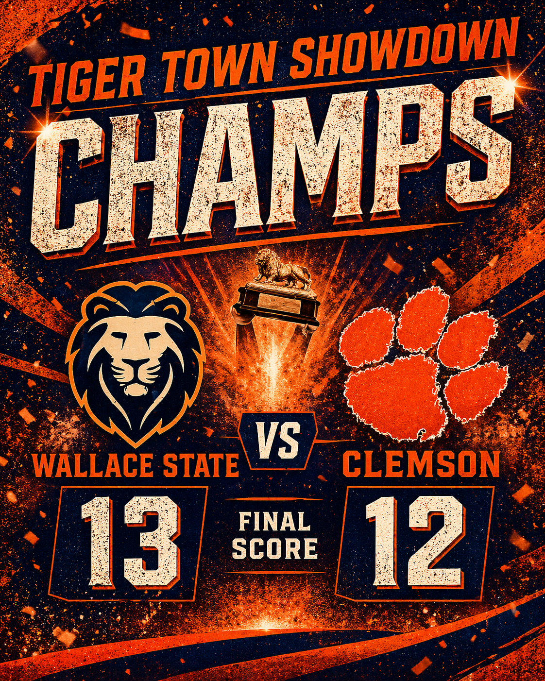 Wallace State Wins Tiger Town Showdown Championship at Clemson