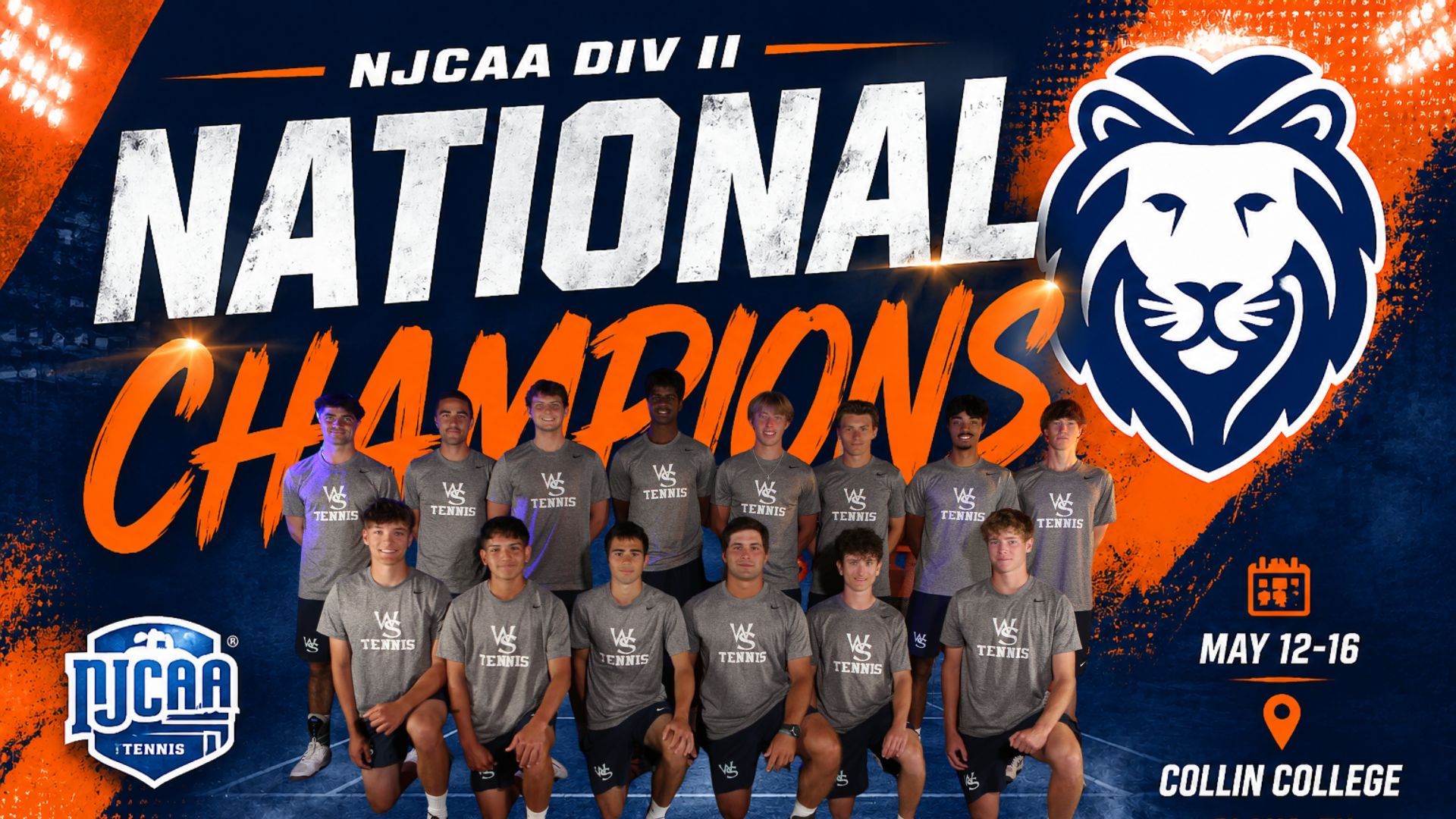 Wallace State men&rsquo;s tennis captures NJCAA Division II National Championship
