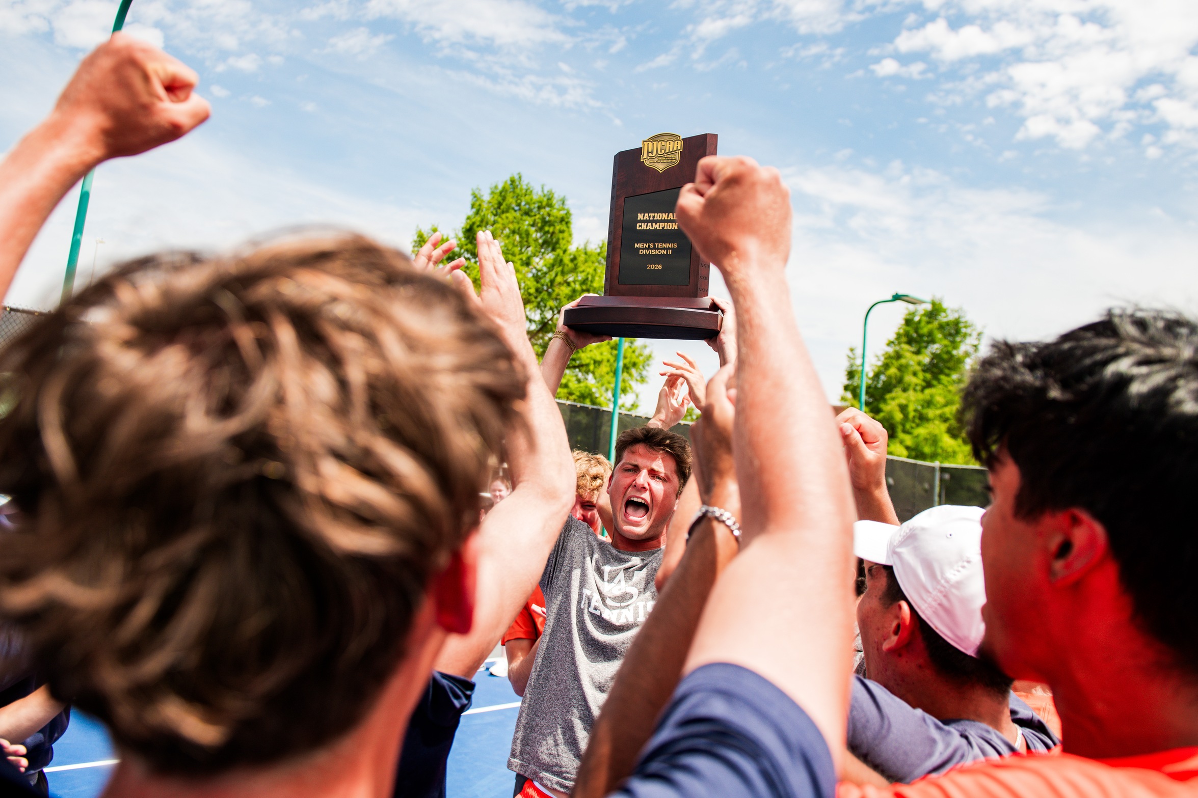 Wallace State men&rsquo;s tennis caps undefeated season with first national title since 1996