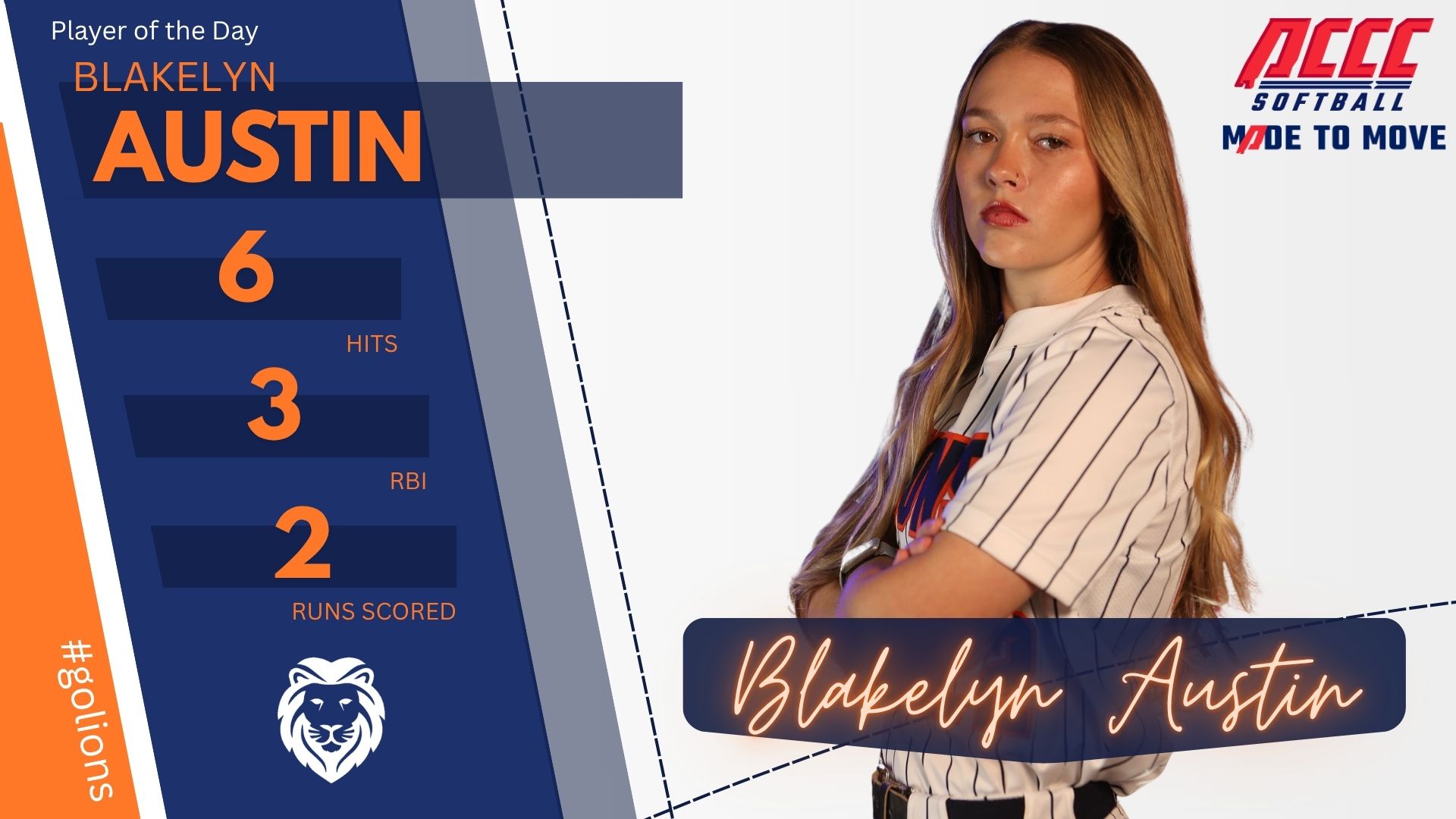 Lady Lions Sweep Road Doubleheader at Southern Union, Win Both Games 10-1 and 10-4