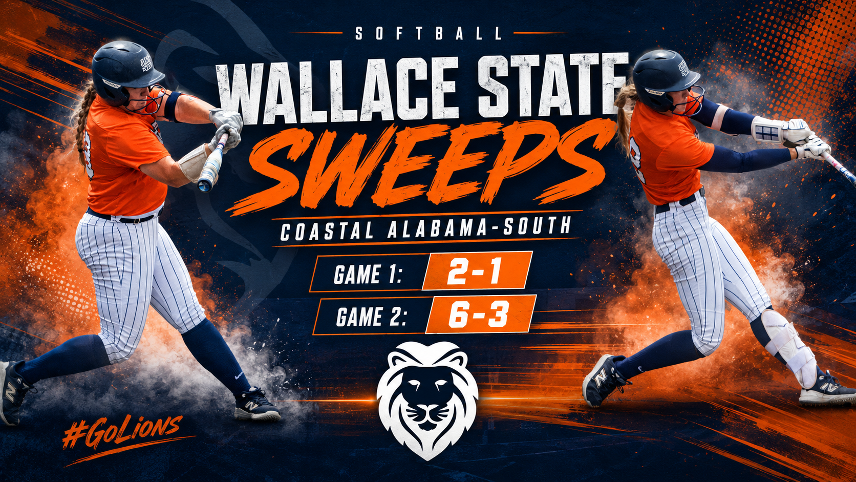 No. 13 Wallace State Sweeps Coastal Alabama-South in Home Doubleheader