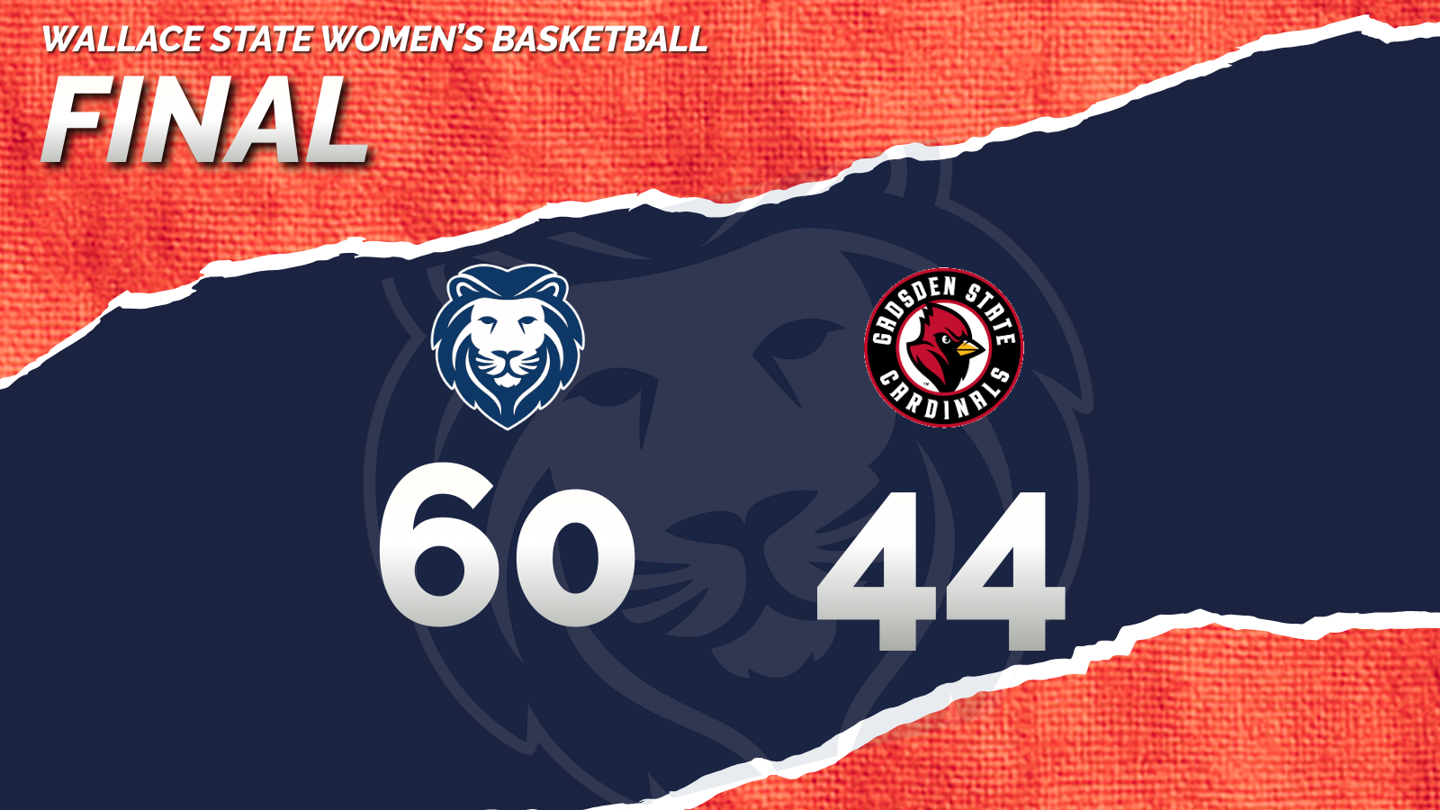 Wallace State Women Pull Away in Second Half for 60&ndash;44 Road Win at Gadsden State