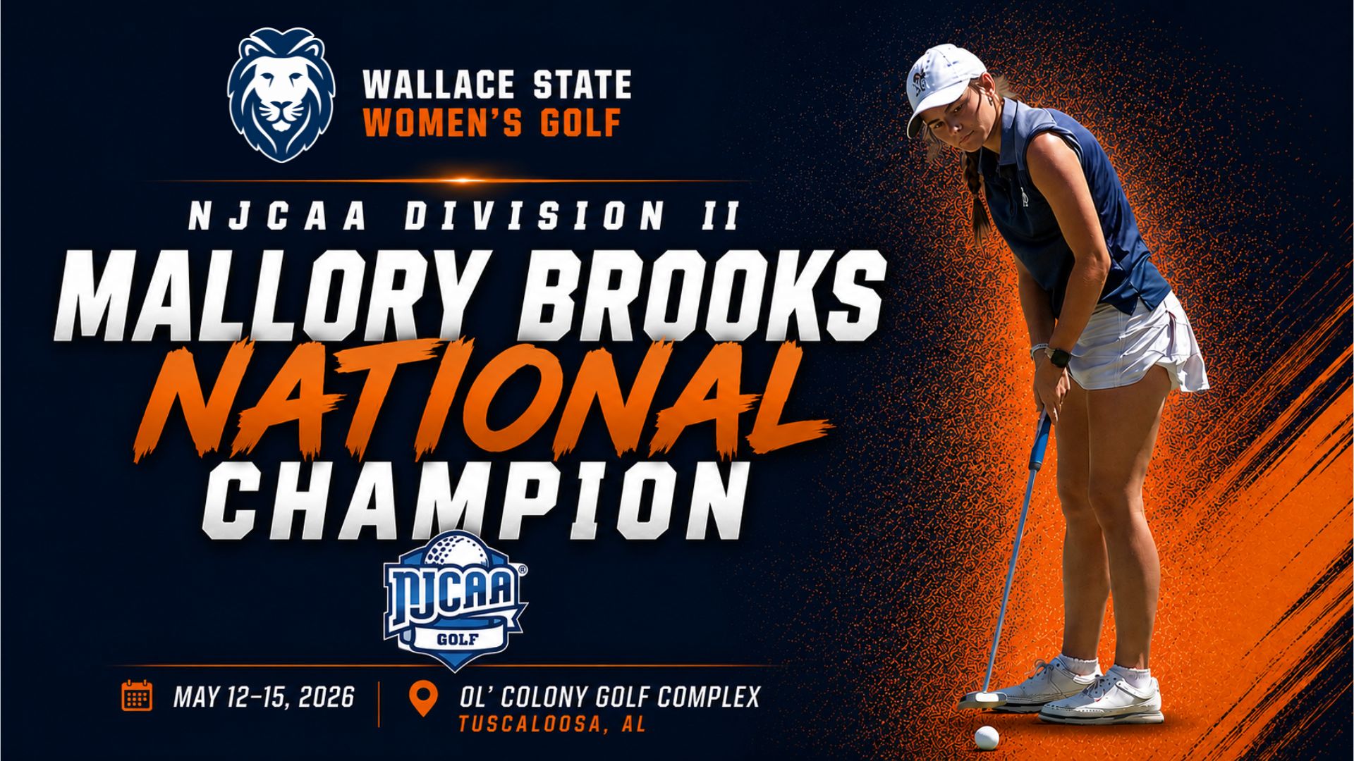 Brooks Wins National Title as Wallace State Finishes Third at NJCAA Division II Championship