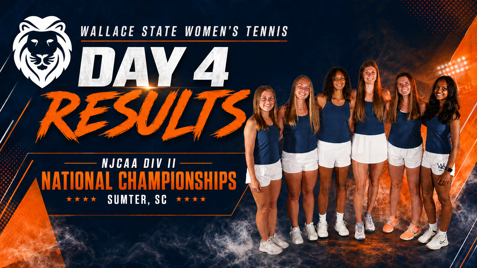 Lady Lions Sit Second, Advance Four Entries to NJCAA Championship Matches